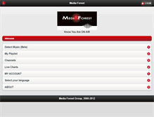 Tablet Screenshot of mediaforest.ro